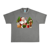 Tornado santa coffee cups christmas Urban Heavy Tee - CowGirlArtShop