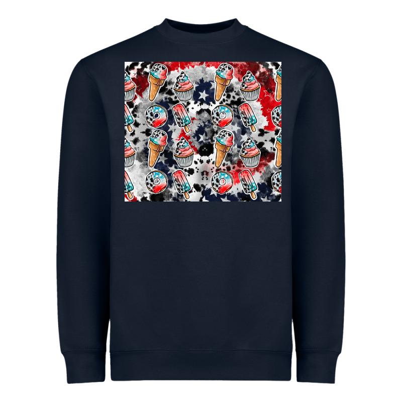 American Ice Cream Heavyweight Sweatshirt by CowhideDigitalArt | Teevron