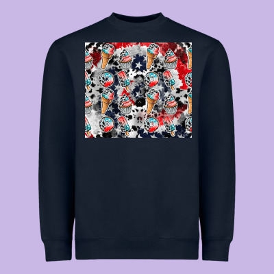 American Ice Cream Heavyweight Sweatshirt Designed By Cowhidedigitalart
