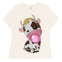 Bone cute cow Ladies Tee - texasbilliewilder