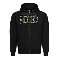 Black take me to the rodeo Zipper Hoodie - CowhideDigitalArt
