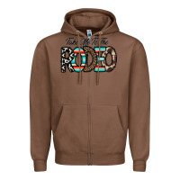 Chestnut take me to the rodeo Zipper Hoodie - CowhideDigitalArt