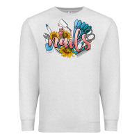 Oatmeal Heather nails Premium Sweatshirt - BarkalooDesign