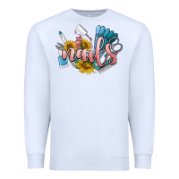 White nails Premium Sweatshirt - BarkalooDesign