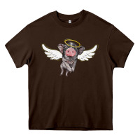 Angel Baby Pig Heavy Core Tee | Teevron