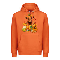 Carrot Fall Autumn heifer pumpkin Premium Hoodie - RanaPortraitStore