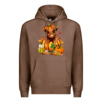 Chestnut Fall Autumn heifer pumpkin Premium Hoodie - RanaPortraitStore