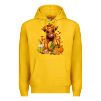 Lemon Fall Autumn heifer pumpkin Premium Hoodie - RanaPortraitStore