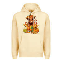 Pina Colada Fall Autumn heifer pumpkin Premium Hoodie - RanaPortraitStore