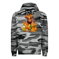 Slate Camo Fall Autumn heifer pumpkin Premium Hoodie - RanaPortraitStore