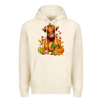 Tofu Fall Autumn heifer pumpkin Premium Hoodie - RanaPortraitStore