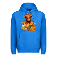 True Royal Fall Autumn heifer pumpkin Premium Hoodie - RanaPortraitStore