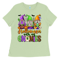 Matcha halloween with my gnomies Ladies Tee - texasbilliewilder
