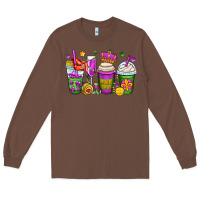 Chestnut mardi gras coffee cups Long Sleeve Tee - OliviaCreatesArt