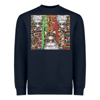 Navy easter Heavyweight Sweatshirt - CowhideDigitalArt