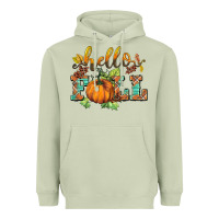 Matcha hello fall pumpkin Heavyweight Hoodie - BarkalooDesign