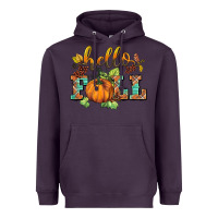 Plum hello fall pumpkin Heavyweight Hoodie - BarkalooDesign