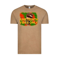 Vintage Coffee juneteenth vibes only Vintage Tee - CowGirlArtShop