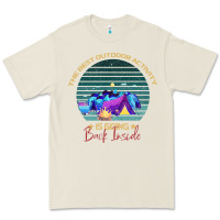 Bone camping The Best Outdoor Activity Is Going Back Inside Premium Tee - Bettercallsaul