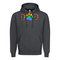 Smoke dad lgbt Zipper Hoodie - CowhideDigitalArt