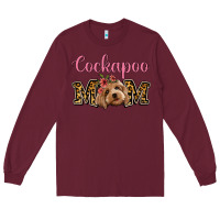 Burgundy Cockapoo Mom Long Sleeve Tee - Jasminsmagicworld