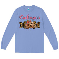 Colony Blue Cockapoo Mom Long Sleeve Tee - Jasminsmagicworld