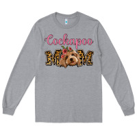 Heather Grey Cockapoo Mom Long Sleeve Tee - Jasminsmagicworld