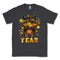 Smoke happy new year afro messy bun Classic Tee - texasbilliewilder