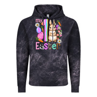 Cloud Black My first Easter Girl Easter Day Vintage Hoodie - HowdyJamesFarm