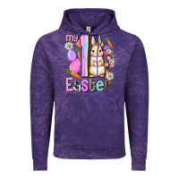 Cloud Purple My first Easter Girl Easter Day Vintage Hoodie - HowdyJamesFarm
