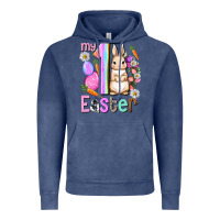 Vintage Denim My first Easter Girl Easter Day Vintage Hoodie - HowdyJamesFarm