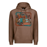 Chestnut She is strong proverbs 31:25 Premium Hoodie - LillyAllenDesigns