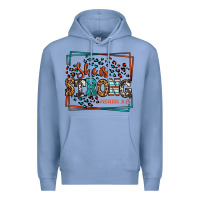 Colony Blue She is strong proverbs 31:25 Premium Hoodie - LillyAllenDesigns