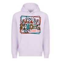 Lilac She is strong proverbs 31:25 Premium Hoodie - LillyAllenDesigns