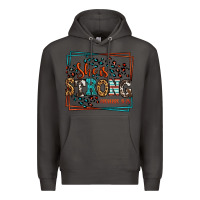 Smoke She is strong proverbs 31:25 Premium Hoodie - LillyAllenDesigns