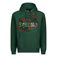 Sports Green She is strong proverbs 31:25 Premium Hoodie - LillyAllenDesigns