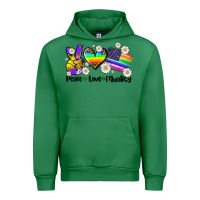 Emerald peace love  equality Urban Hoodie - AdoDesignShop