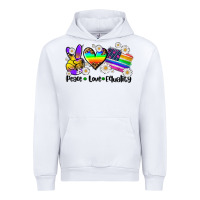White peace love  equality Urban Hoodie - AdoDesignShop
