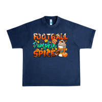 Navy football pumpkin spice Urban Heavy Tee - CowGirlArtShop