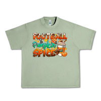 Oil Green football pumpkin spice Urban Heavy Tee - CowGirlArtShop