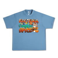 Pebble Blue football pumpkin spice Urban Heavy Tee - CowGirlArtShop