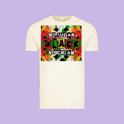 No Sugar No Cream Black Tumbler Vintage Tee Designed By Cowgirlartshop