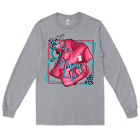 Heather Grey nurse life olivia Long Sleeve Tee - OliviaCreatesArt