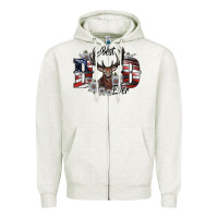 Oatmeal Heather best dad ever Zipper Hoodie - SublimationCraftShop