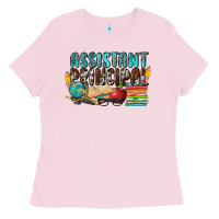 Bubblegum Pink assistant principal Ladies Tee - NancyCooperArtShop