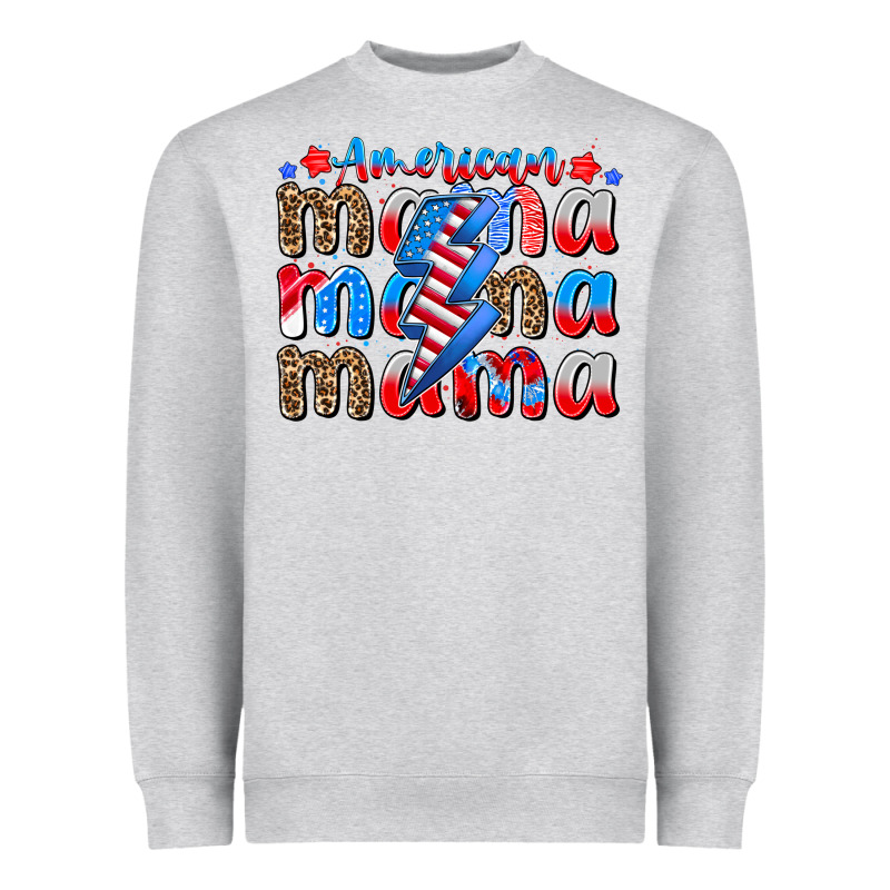 American Mama Heavyweight Sweatshirt by CowhideDigitalArt | Teevron