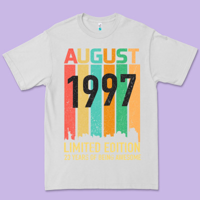 August 1997 23 Years Old 23rd Birthday Premium Tee Designed By Bettercallsaul