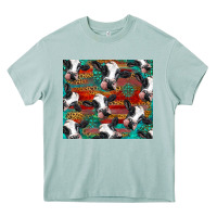 Arona holstein cows with gemstone Heavy Core Tee - BarkalooDesign