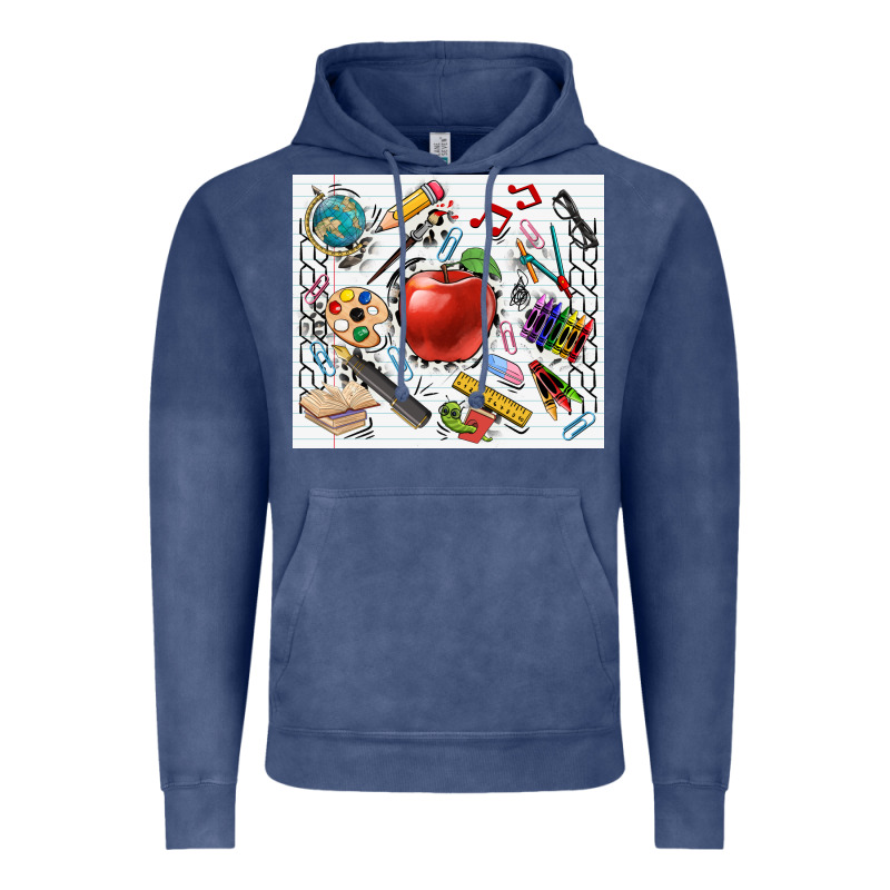 School Elements Tumbler Vintage Hoodie by CowGirlArtShop | Teevron