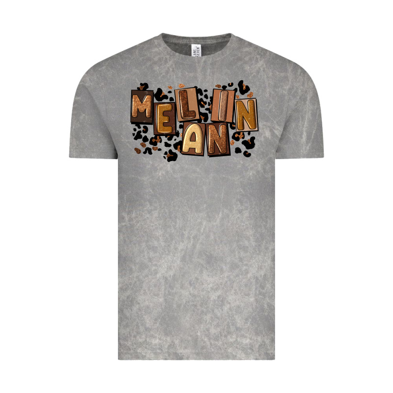 Melanin With Leopard Vintage Tee by CowGirlArtShop | Teevron